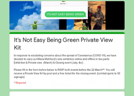 It's Not Easy Being Green - Maria Mahfooz- ONLINE